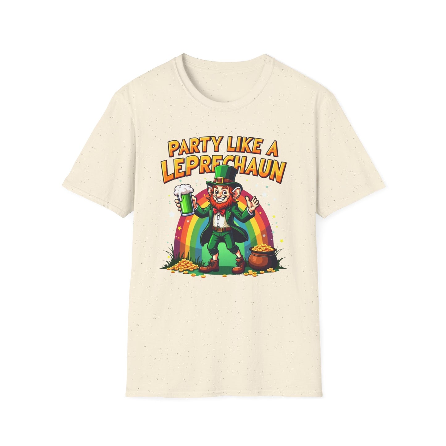 Party Like a Leprechaun T-Shirt — St. Patrick’s Day Funny Rainbow Beer Tee