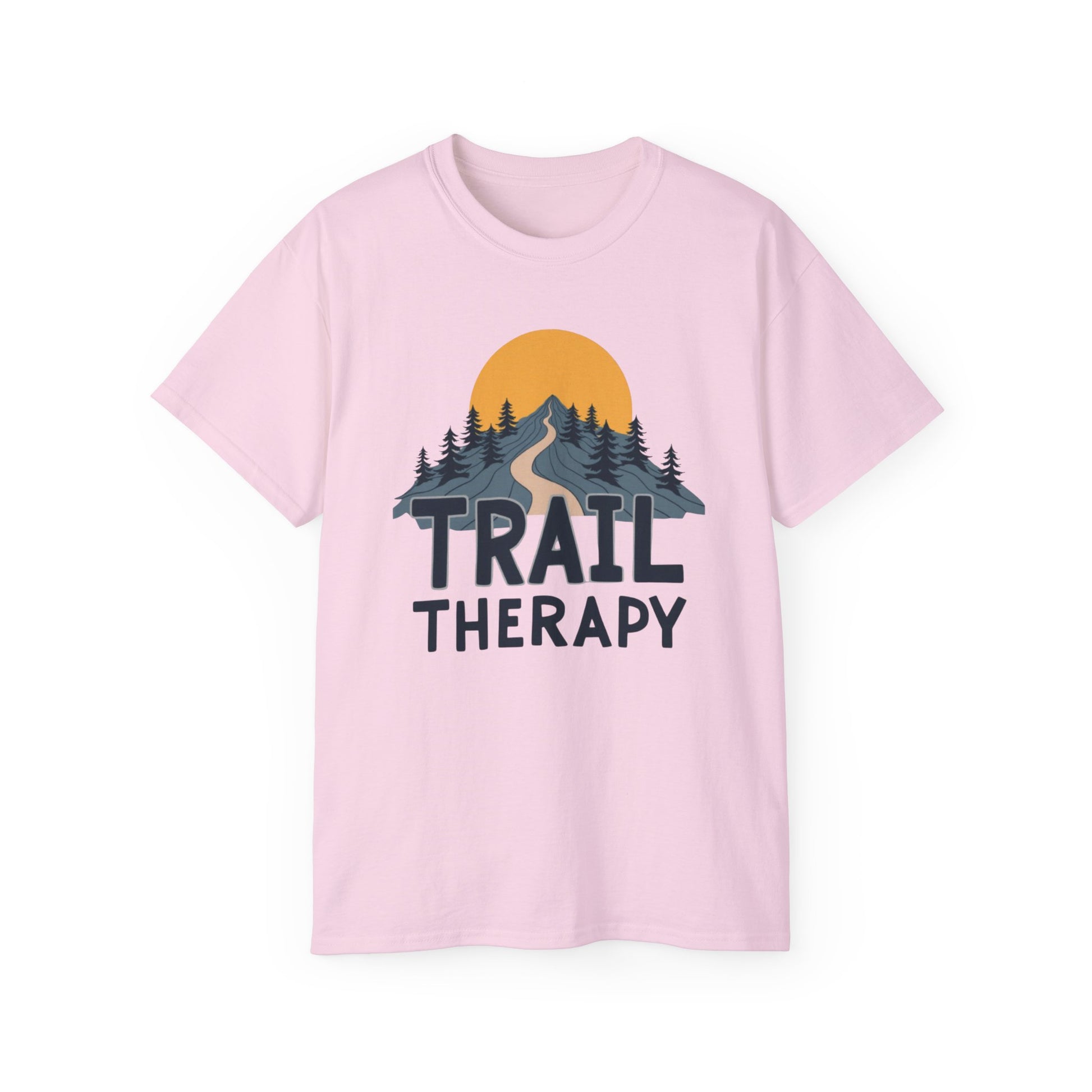 Trail Therapy Unisex Ultra Cotton Tee | Outdoor Lover Gift, Adventure Shirt, Nature Tee, Hiking Apparel, Relaxation Wear - Psychonaut Swag