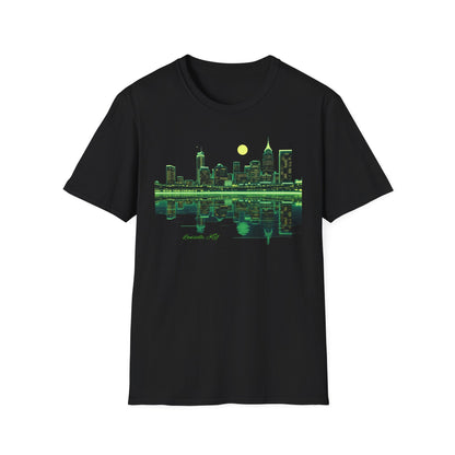 Louisville Night Scape, Unisex Softstyle T-Shirt