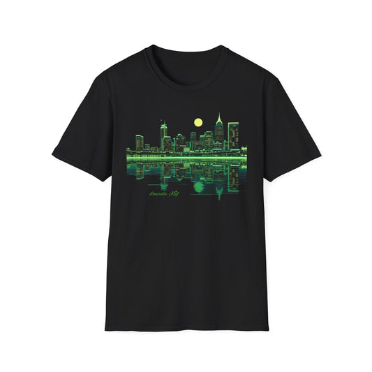 Louisville Night Scape, Unisex Softstyle T-Shirt