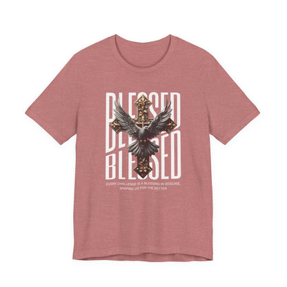 Blessed Dove Tee — Christian Faith Graphic T-Shirt