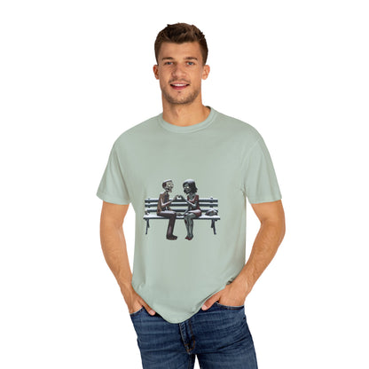 Park bench, Unisex Garment-Dyed T-shirt - Psychonaut Swag