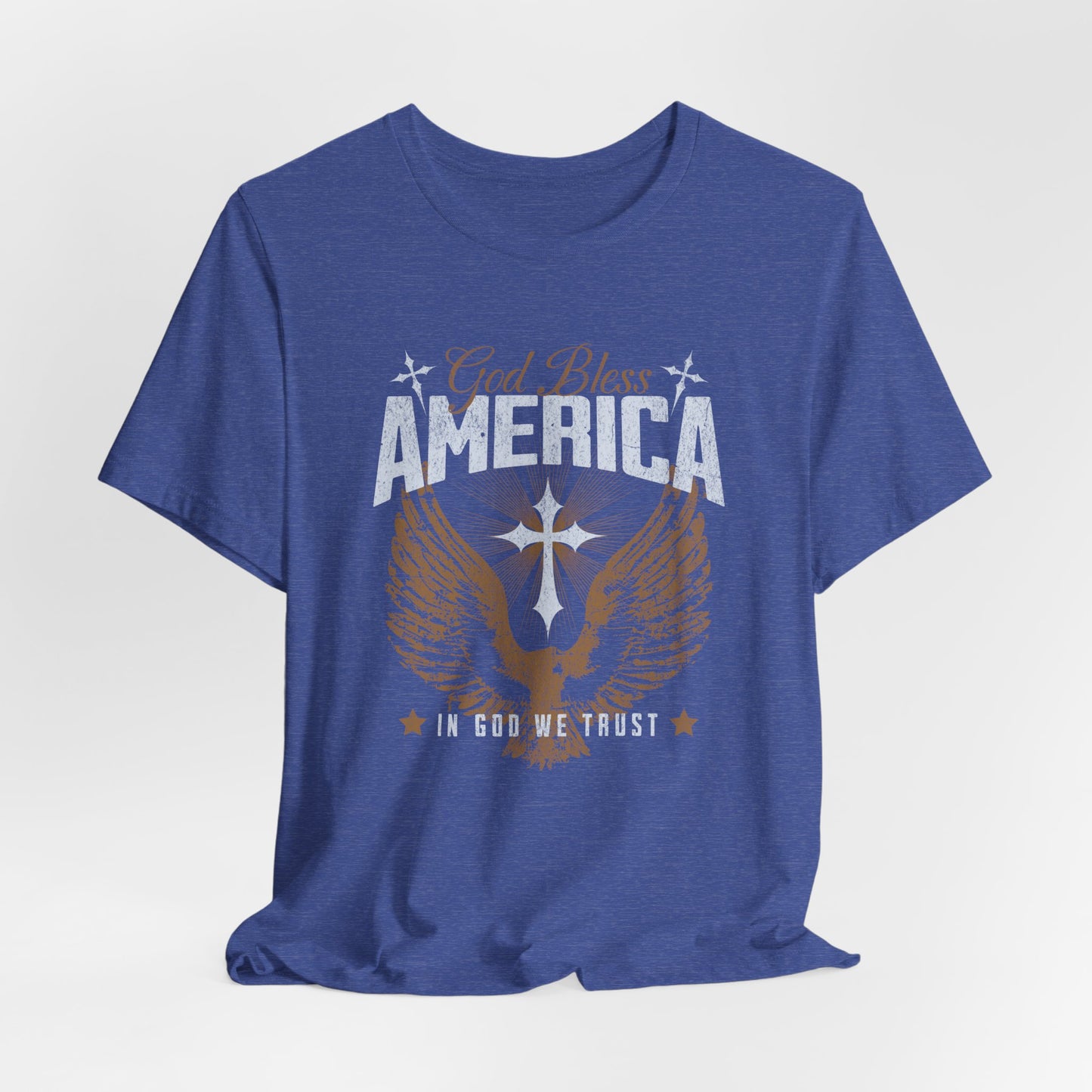 God Bless America Eagle T-Shirt — Patriotic Fourth of July Tee