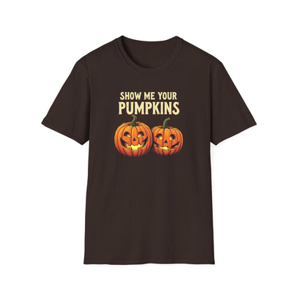 Show Me Your Pumpkins Halloween T-Shirt