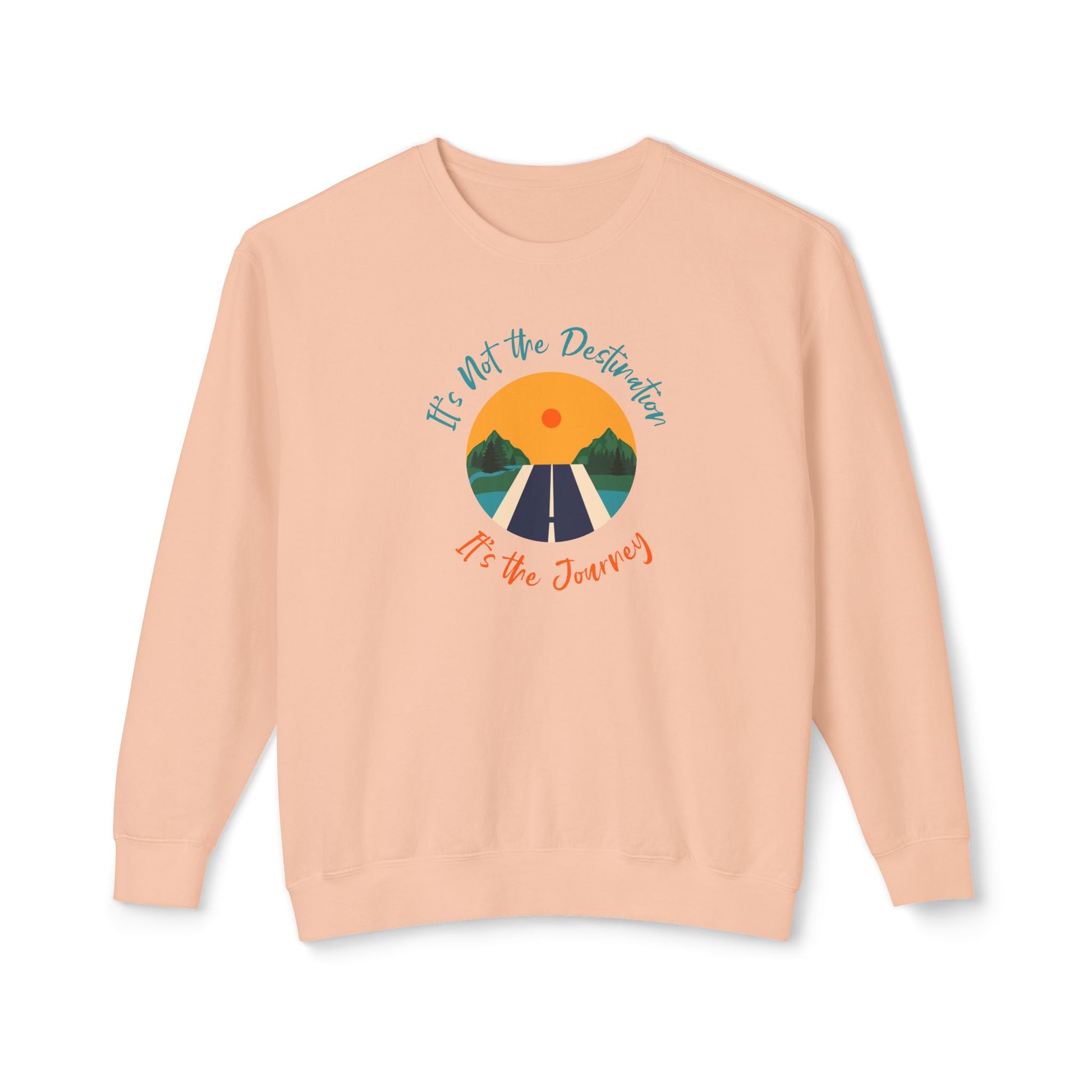 It’s The Journey, Unisex Lightweight Crewneck Sweatshirt - Psychonaut Swag