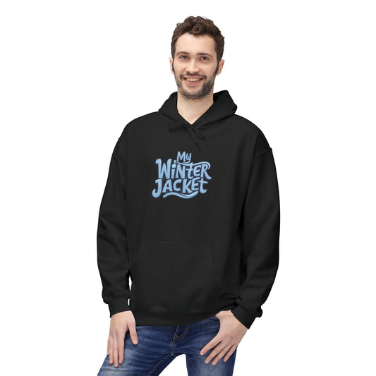 My Winter Jacket, Unisex Midweight Softstyle Fleece Hoodie - Psychonaut Swag
