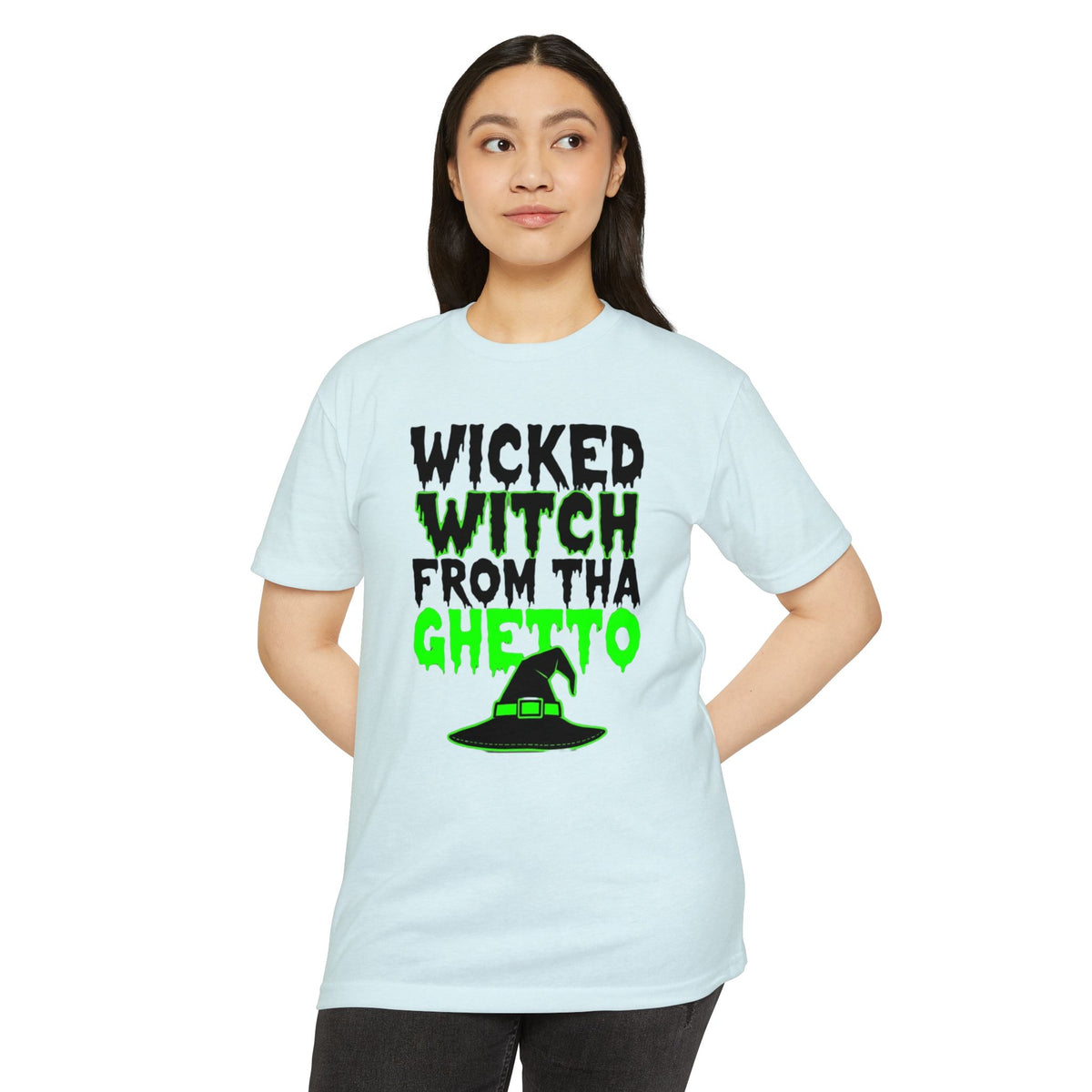 Wicked Witch T-Shirt, Funny Halloween Tee, Unisex Graphic Shirt, Spooky Costume Top, Autumn Celebration Apparel