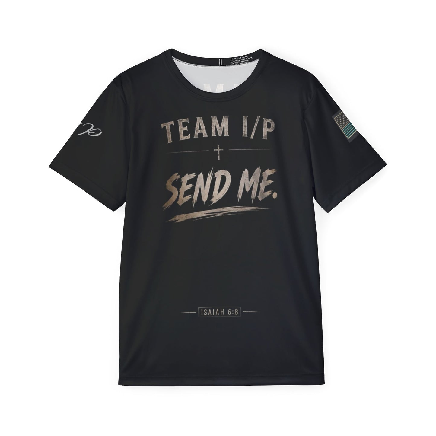 Team I/P "Send Me" Men's Sports Jersey — Isaiah 6:8 Inspirational Christian Athletic Shirt