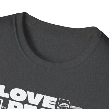 Love and Peace, Unisex Softstyle T-Shirt