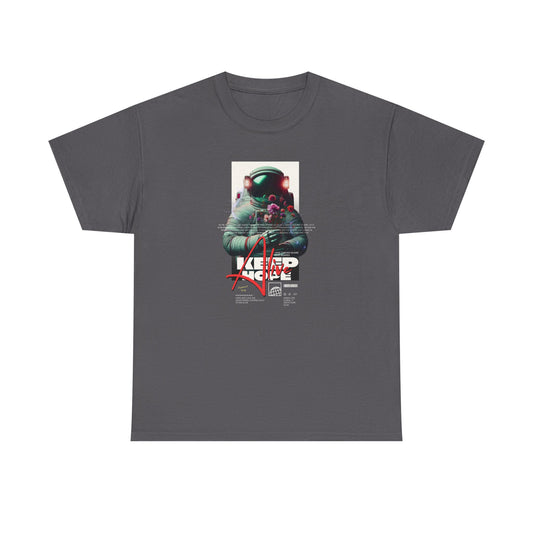 Keep Hope Alive, Astronaut Unisex Heavy Cotton Tee