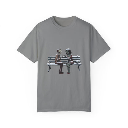Park bench, Unisex Garment-Dyed T-shirt - Psychonaut Swag