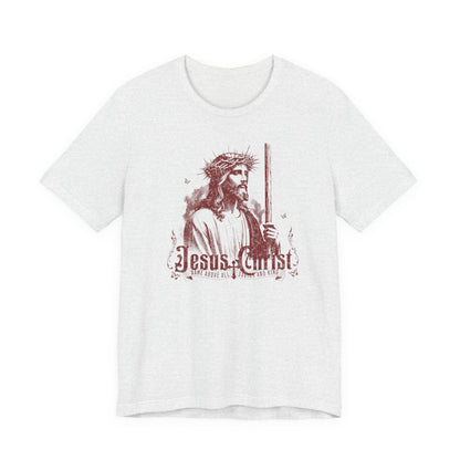 Jesus Christ iconic Tee – Christian Faith T‑Shirt with Crown of Thorns Design