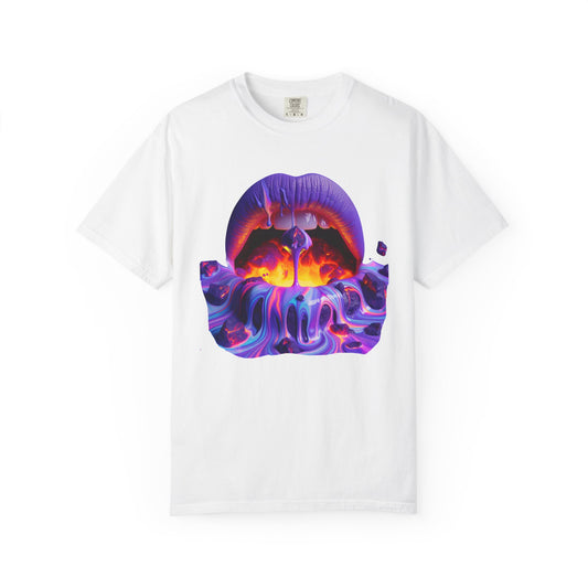 Lava Lips, Unisex Garment-Dyed T-shirt
