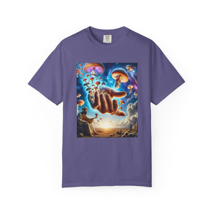 Mushrooms Gifted, Unisex Garment-Dyed T-shirt - Psychonaut Swag