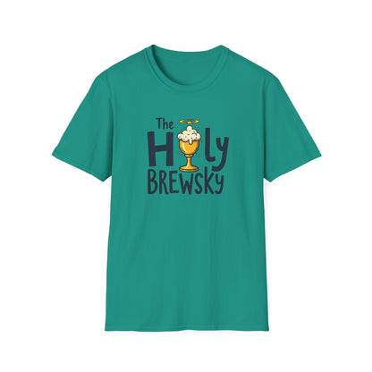 Holy Brewski Unisex T-Shirt, Funny Beer Tee, Gift for Beer Lovers, Party Shirt, Casual Wear, Birthday Gift - Psychonaut Swag