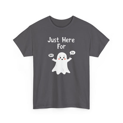 Cute Boo, Unisex Heavy Cotton Tee - Perfect for Self-Love, Gift, Casual Wear, Birthdays, or Relaxation