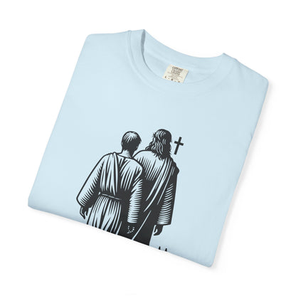Christian T-Shirt — "His Love Is My Strength" Graphic Tee