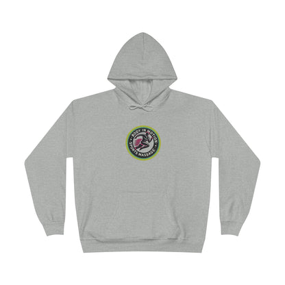 Sports Massage, Logo Hoodie — 'Run Fast' Athletic Pullover