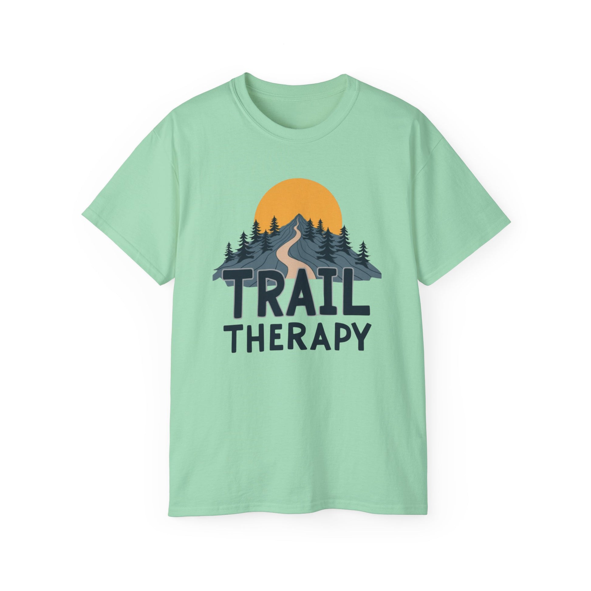 Trail Therapy Unisex Ultra Cotton Tee | Outdoor Lover Gift, Adventure Shirt, Nature Tee, Hiking Apparel, Relaxation Wear - Psychonaut Swag