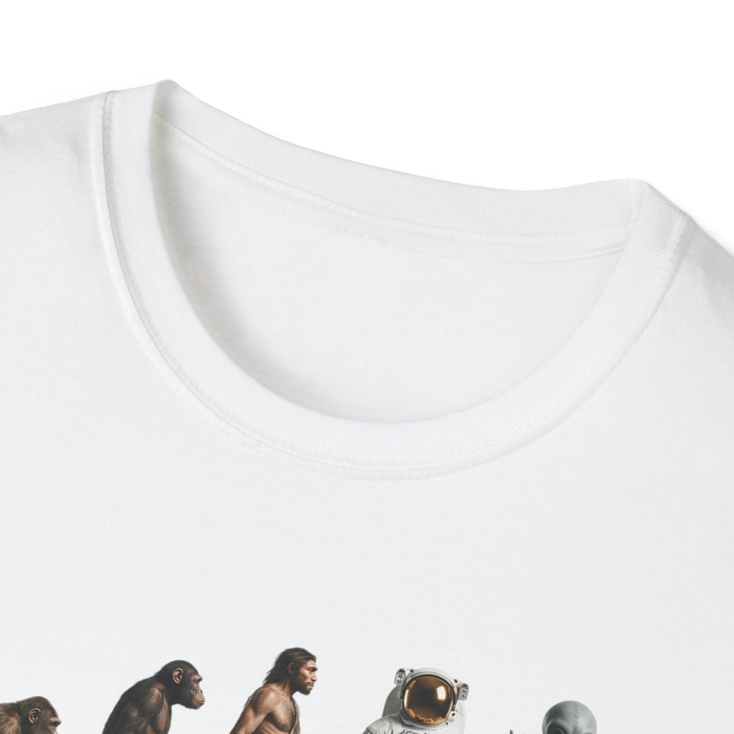 Evolution of Man to Alien T-Shirt — Ape to Alien Graphic Tee