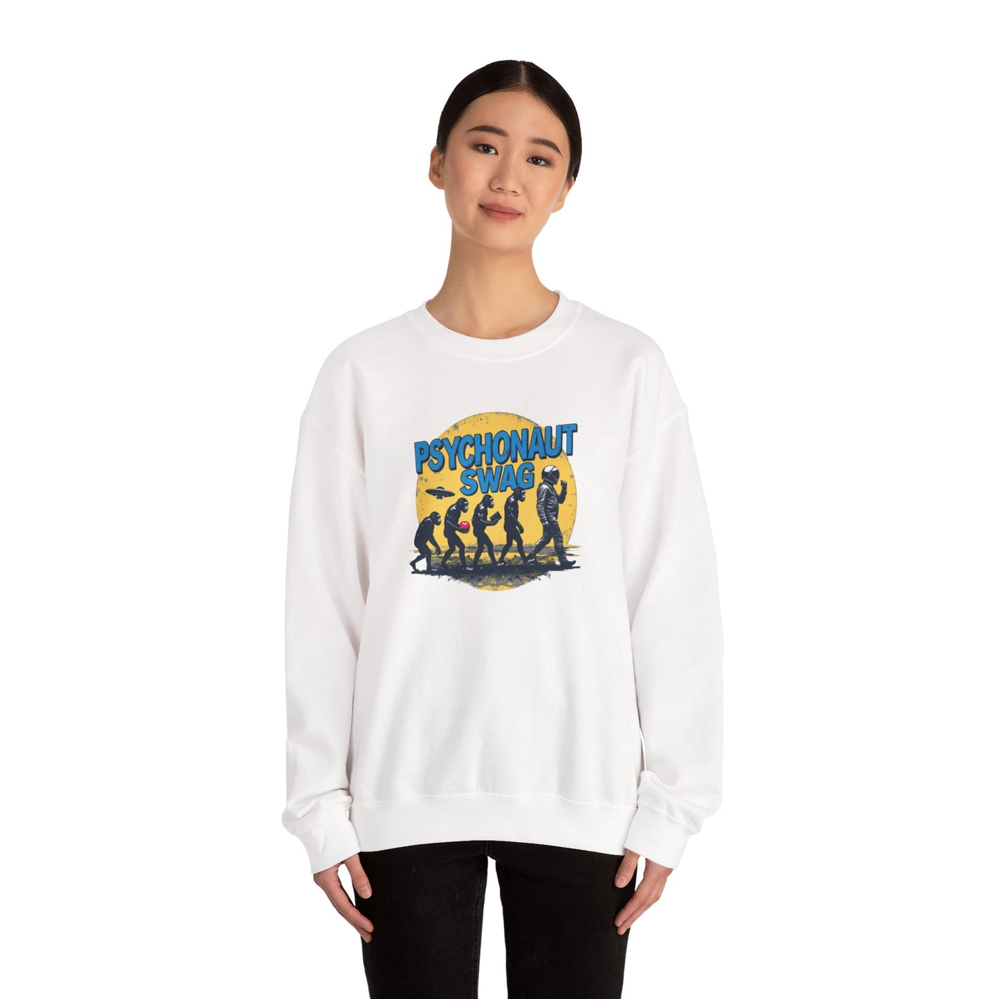 Psychonaut swag, small biz, Sweatshirt - Cozy Unisex Sweatshirt for Chill Days, Gifts for Psychonauts, Unique Apparel, Festival Fashion, [...]