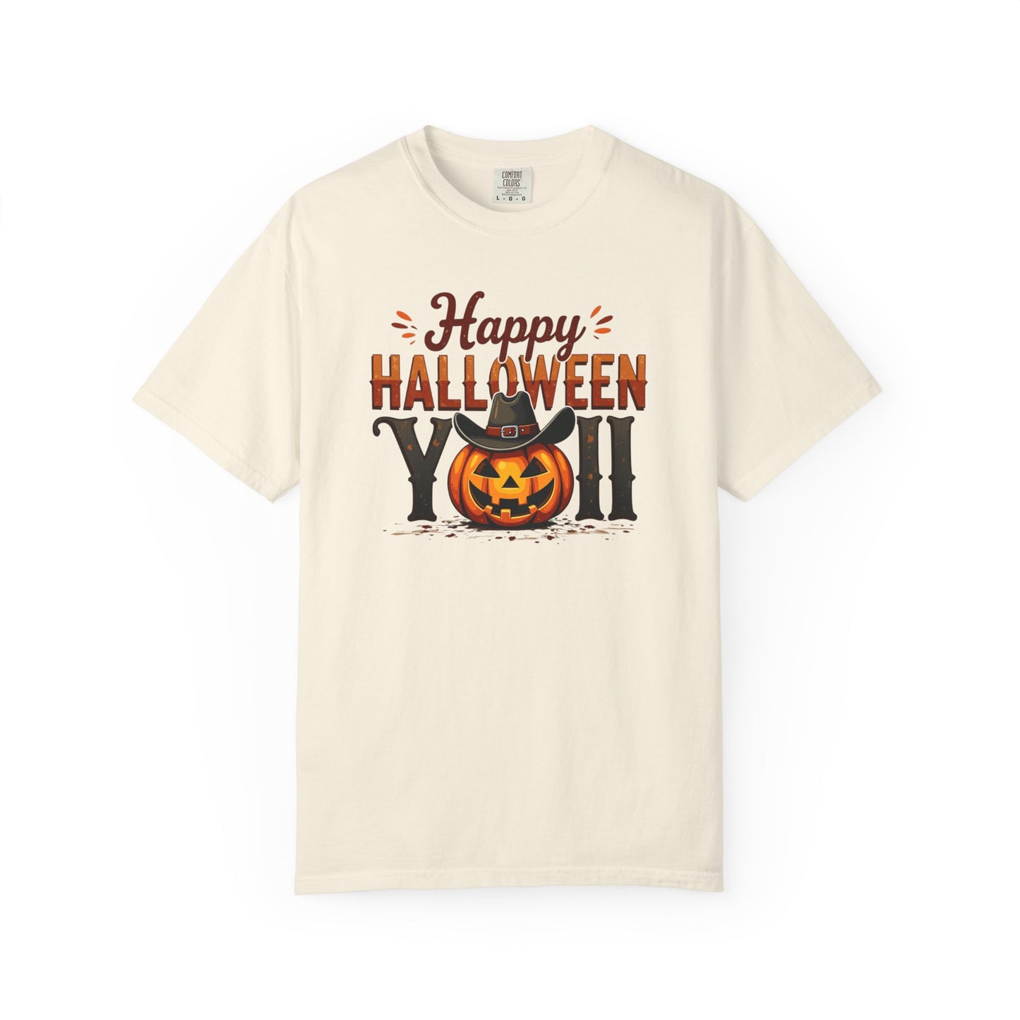 Halloween T-Shirt — "Happy Halloween You" Pumpkin Witch Graphic