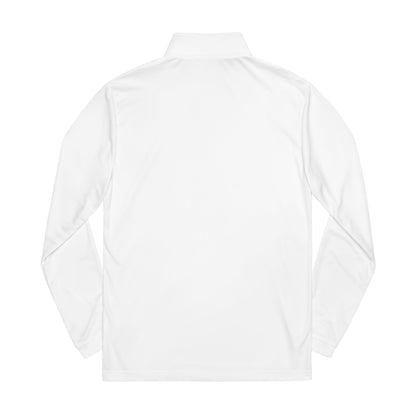 Sports Massage, Embroidered Quarter-Zip Pullover — Adidas Performance Long-Sleeve