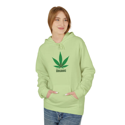 It's Organic, Marijuana Leaf, Unisex Midweight Softstyle Fleece Hoodie