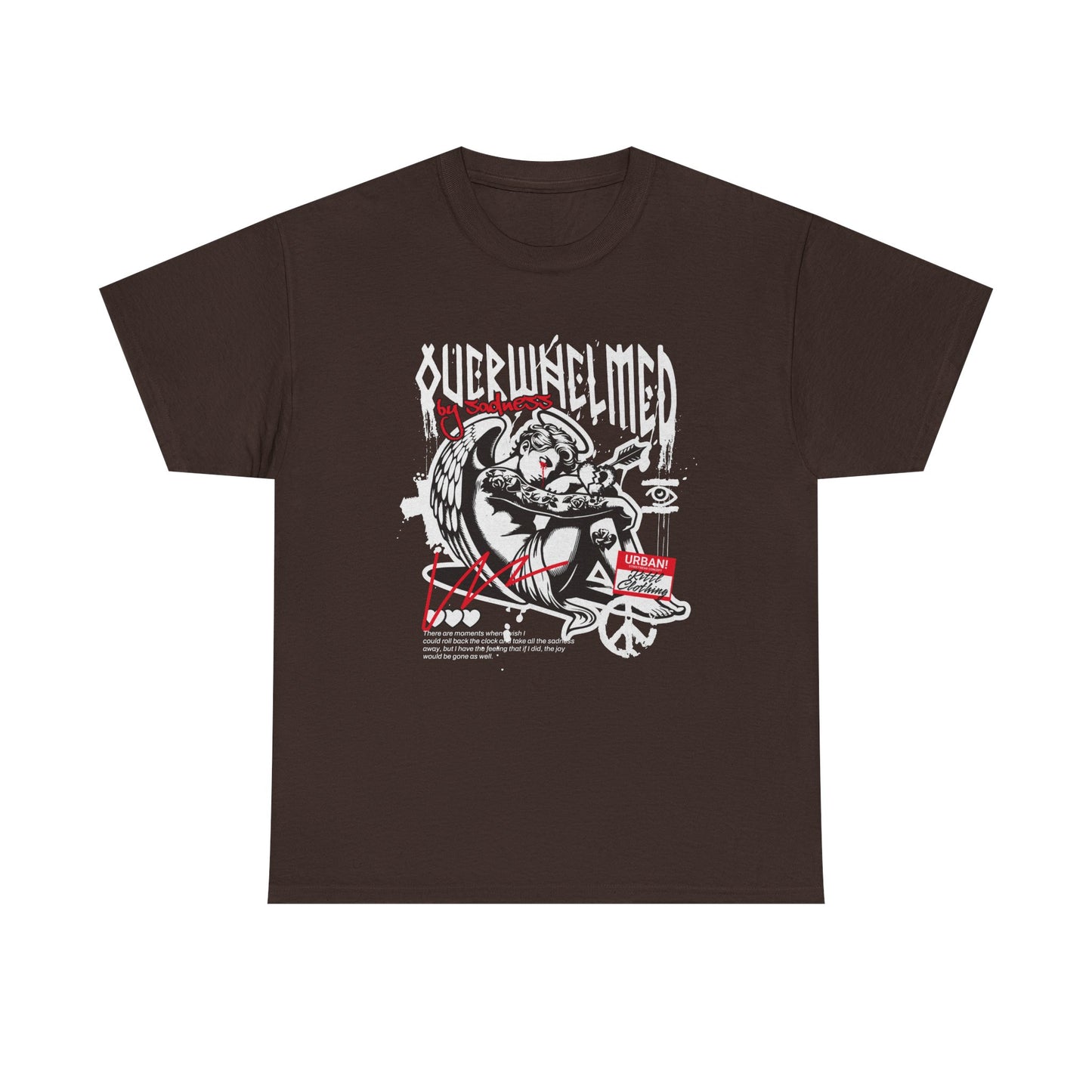 Overwhelmed, Unisex Heavy Cotton Tee
