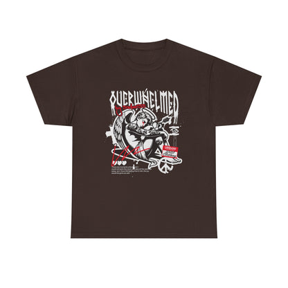 Overwhelmed, Unisex Heavy Cotton Tee