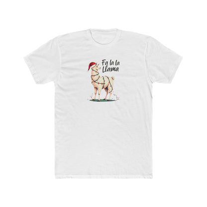 Fa La Llama Christmas Tee — Cute Llama Holiday T-Shirt