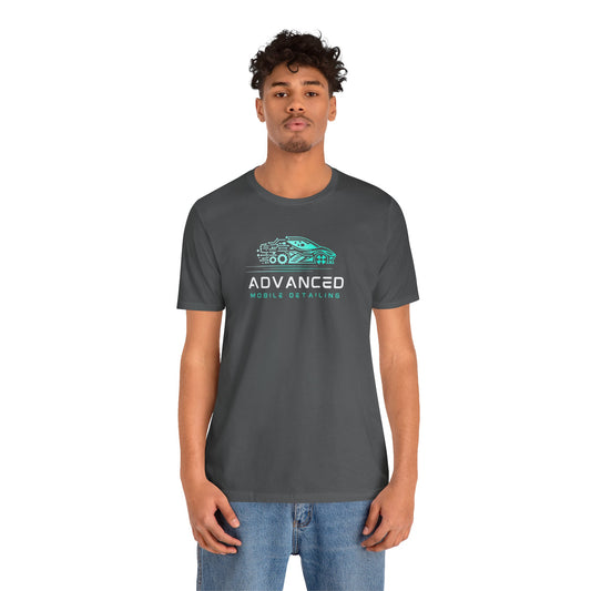 Advanced Mobile Detailing, Super soft style, Unisex Tee, Car Enthusiast Shirt, Automotive Gift, Stylish Car Wash Tee, Perfect for Mechanics, Birthday or Holiday Gift