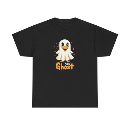 Silly Ghost T‑Shirt — Cute Halloween Ghost Tee for Kids & Adults