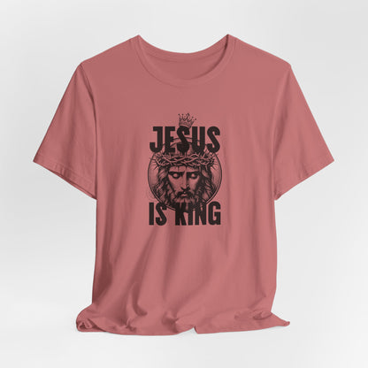 Jesus Is King T-Shirt — Crown of Thorns Christian Tee