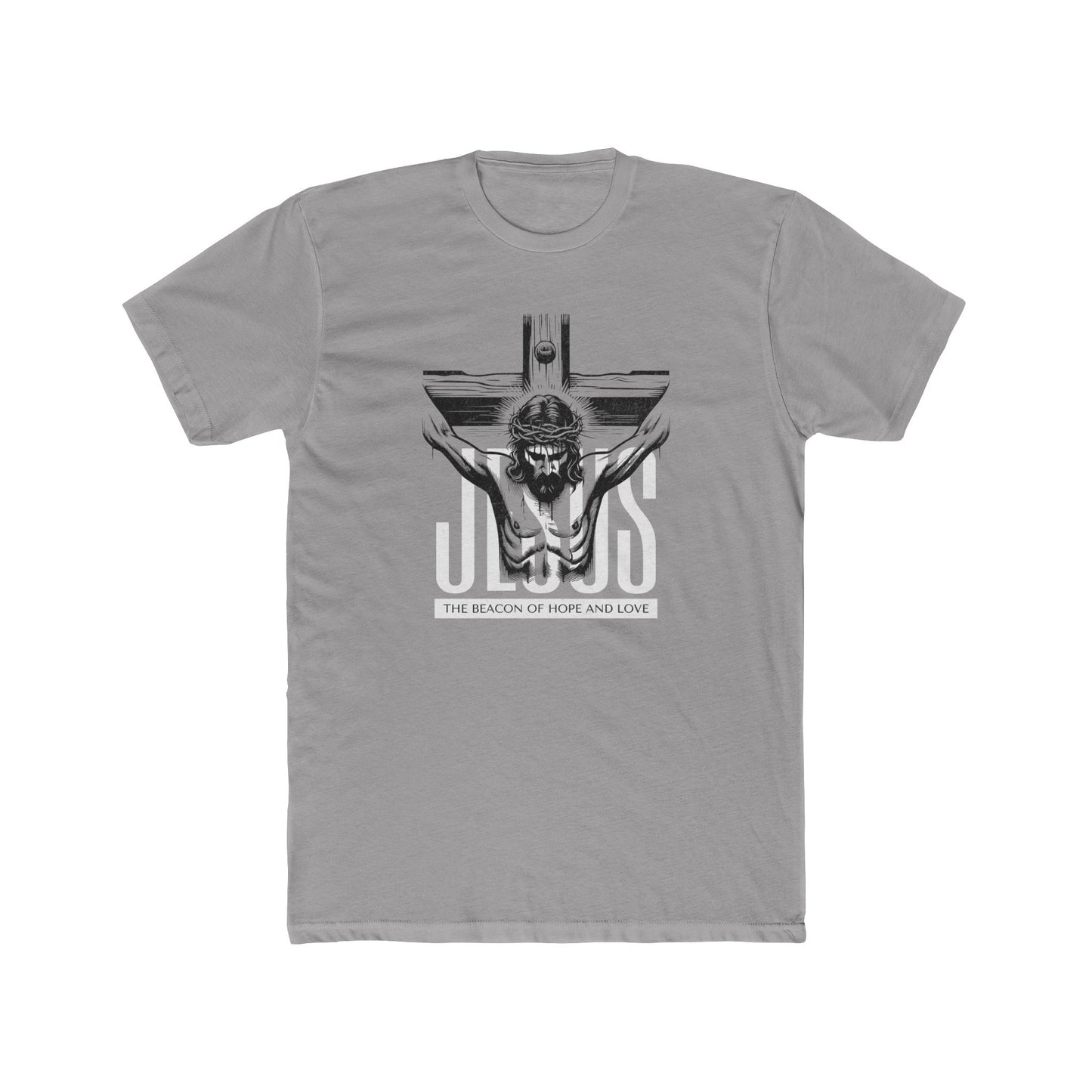 Jesus Crucifix Tee — "The Beacon of Hope and Love" Christian T‑Shirt
