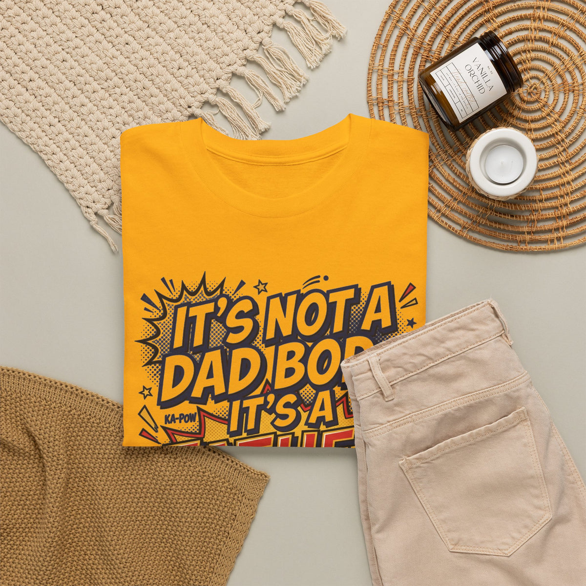 Father Figure T-Shirt — "It’s Not a Dad Bod… It’s a Father Figure!" Funny Father’s Day Tee