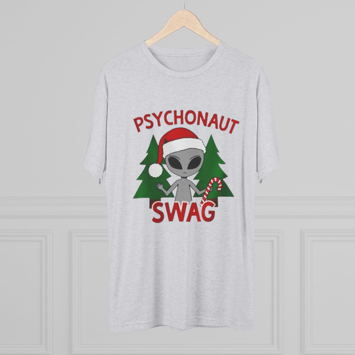 Psychonaut Swag Christmas Tee — Alien Santa Holiday T‑Shirt
