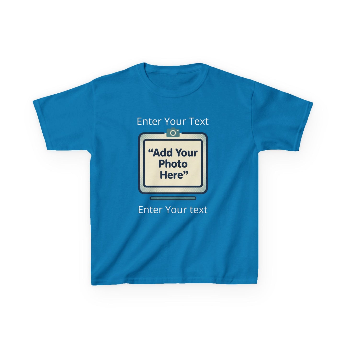 Custom Kids Tee — Personalized Image & Text for Birthdays, Trips, Events