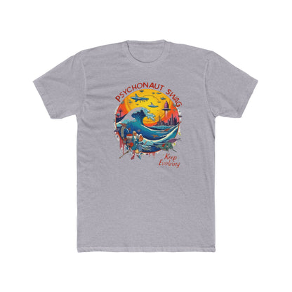 Keep Evolving, Psychonaut Swag  Keep Exploring Unisex Tee | Adventure T-Shirt, Gift for Travelers, Fun Casual Wear, Unique Graphic Shirt, Summer Style