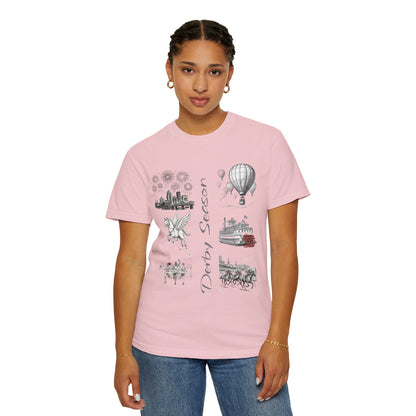 Derby Season T-Shirt — Horse Racing & Balloon Glow Festival Tee