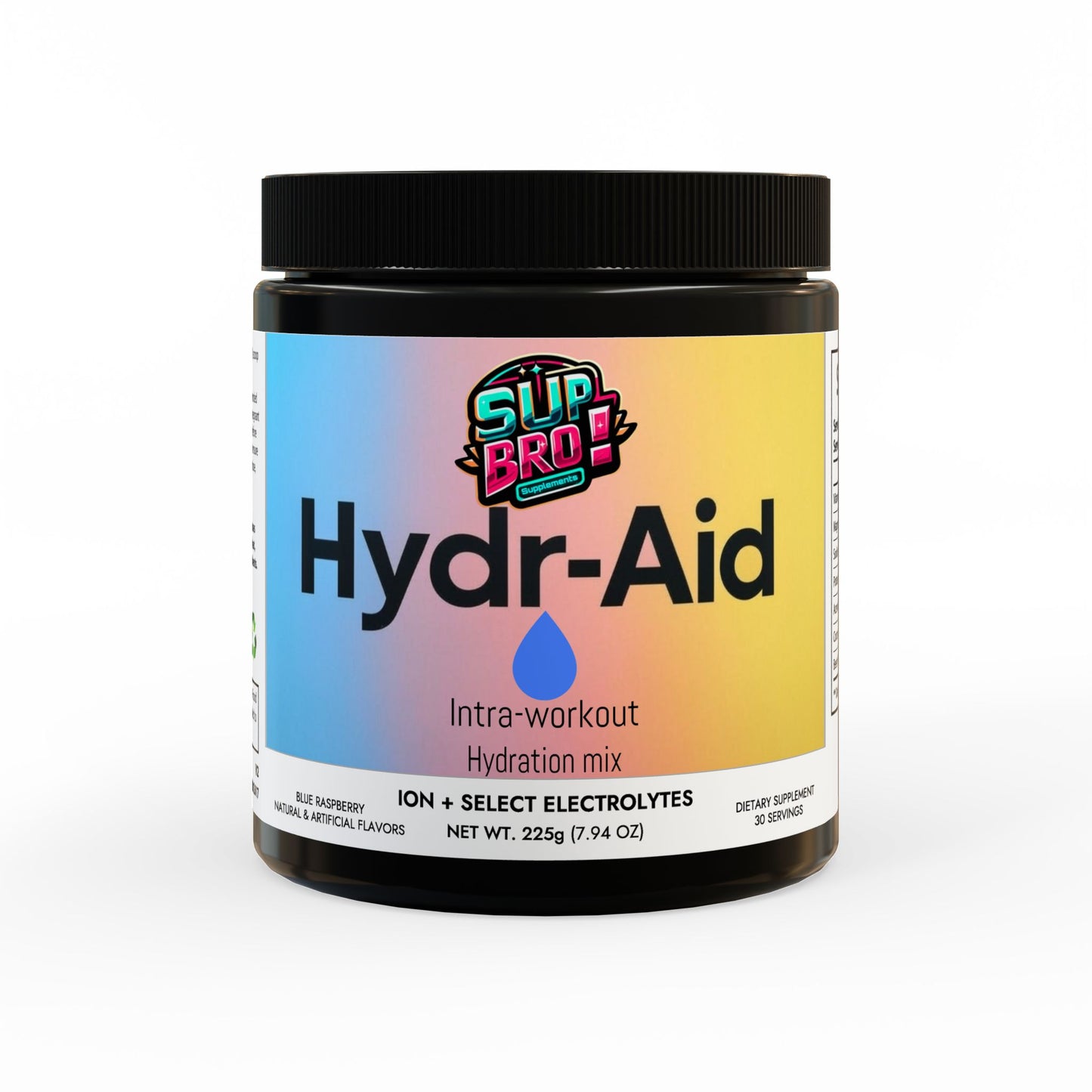 Hydr-Aid, Sup Bro Supplement, ION + Select Electrolyte Supplement (225g, 7.9oz)