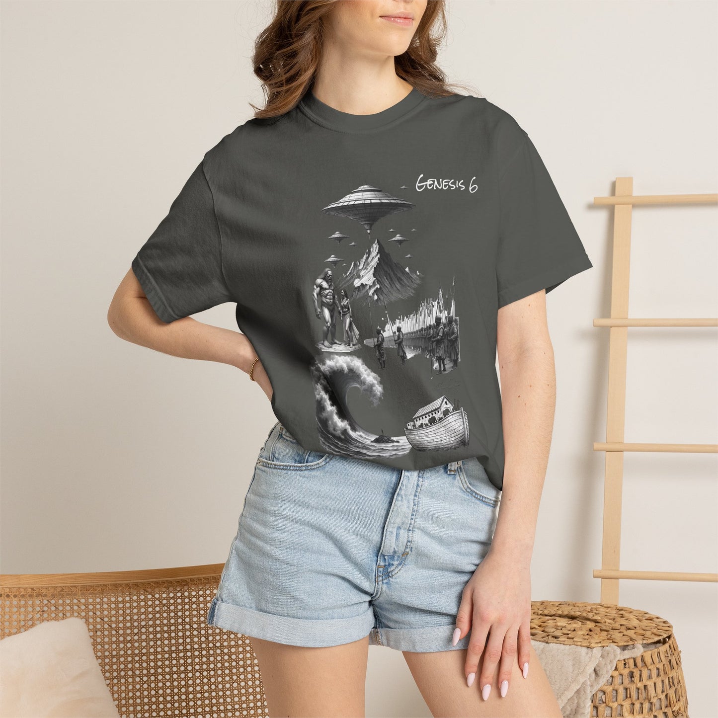 Genesis 6 Ark T-Shirt — Giants, Nephilim & Flood Story