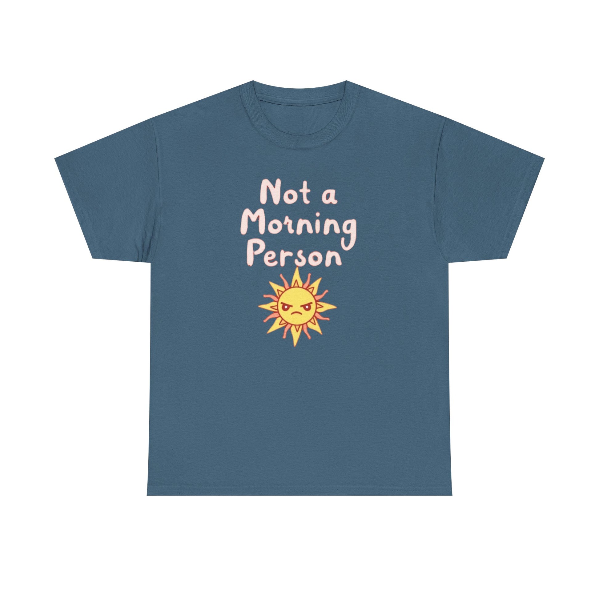 Not a Morning Person, Unisex Cotton T-Shirt, Fun Apparel for Kids and Adults, Perfect Gift for Birthdays and Celebrations - Psychonaut Swag