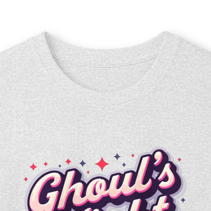 Ghoul's Night Out Long Sleeve Tee — Cute Halloween Ghost Graphic Shirt