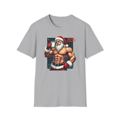 Santa Post-Workout Milk T-Shirt