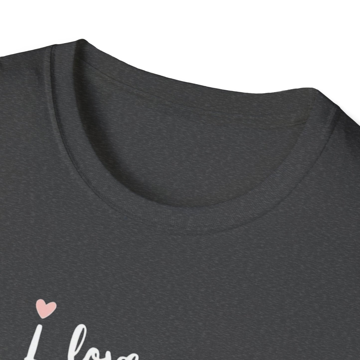 I Love You Graphic Tee — Minimal Heart Script T-Shirt