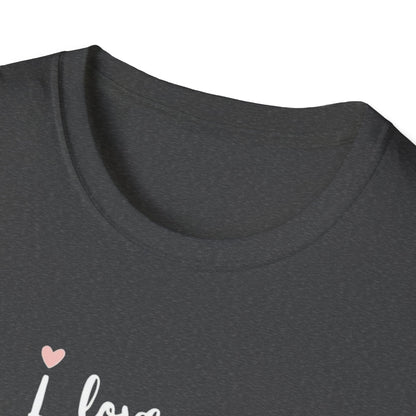 I Love You Graphic Tee — Minimal Heart Script T-Shirt