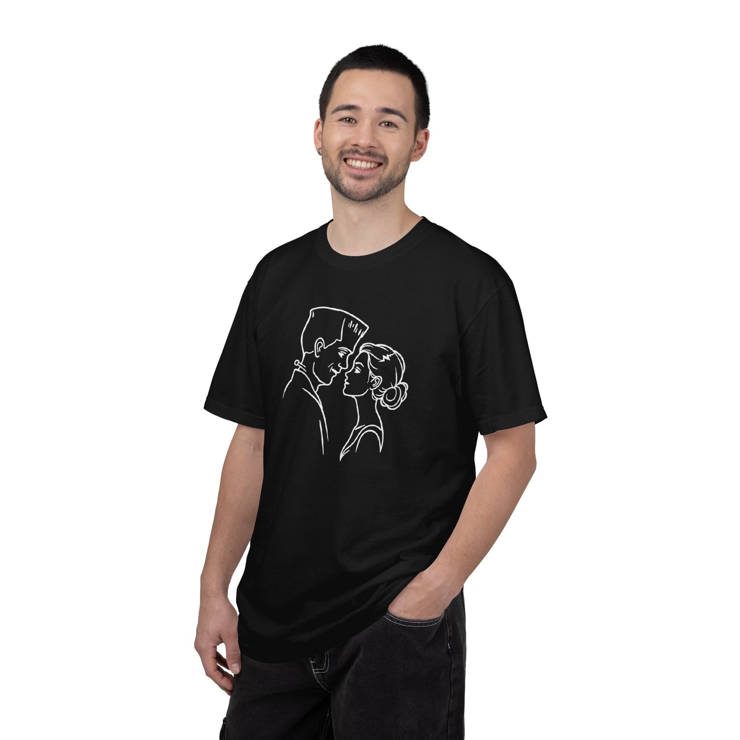 A Marriage So Strong it’s Scary Tee – Minimal Romantic Graphic T-Shirt