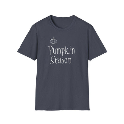 Pumpkin Season, Unisex Softstyle T-Shirt - Casual Wear, Fall Fashion, Halloween, Harvest Celebration, Gift Idea