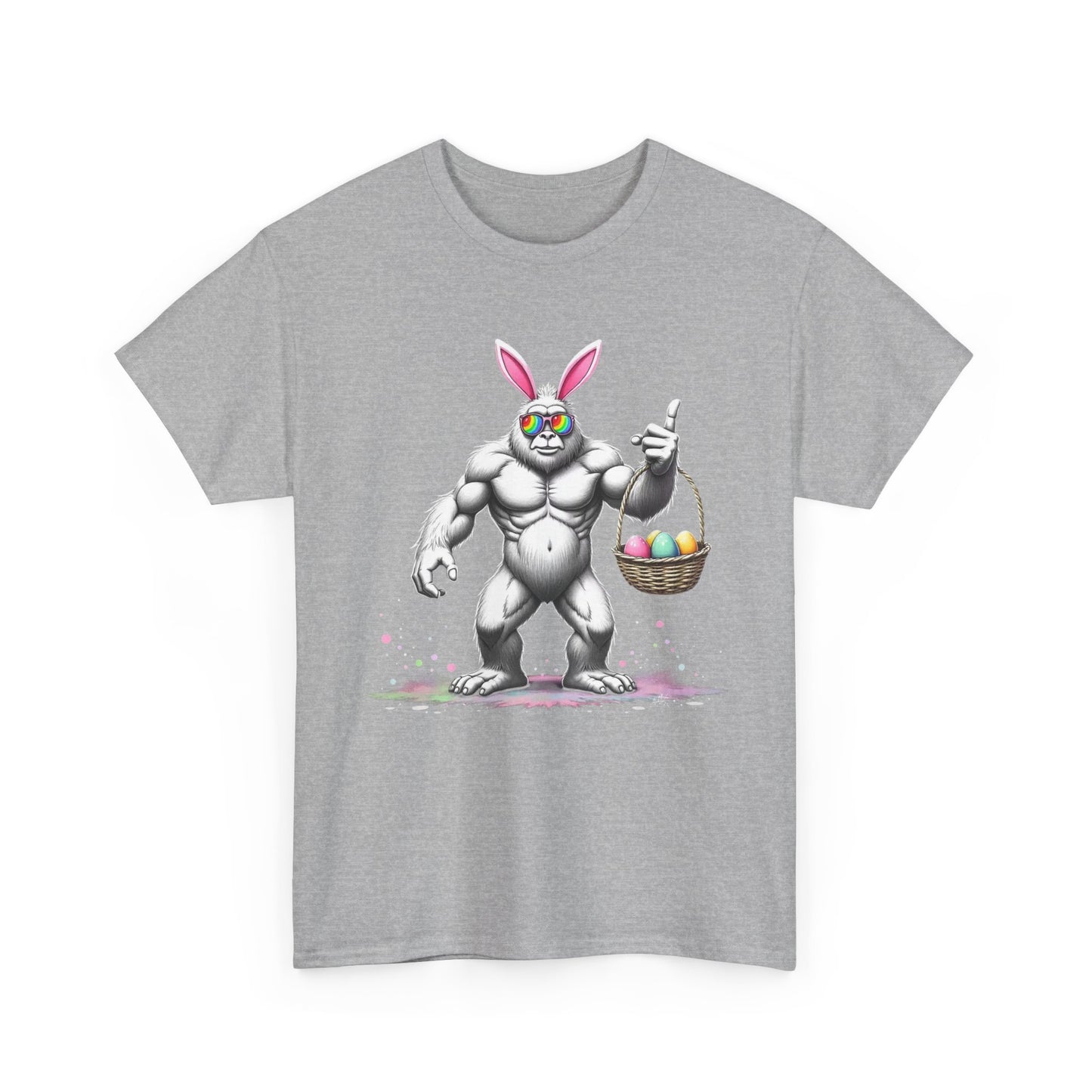 Muscular Easter Bunny T-Shirt — Funny Easter Basket Tee